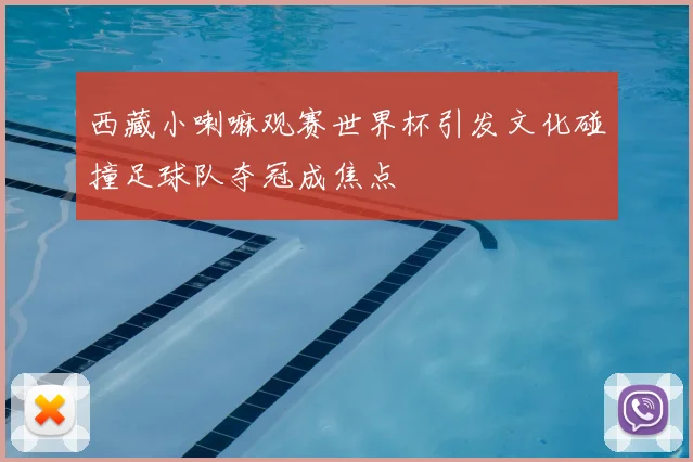 西藏小喇嘛观赛世界杯引发文化碰撞足球队夺冠成焦点